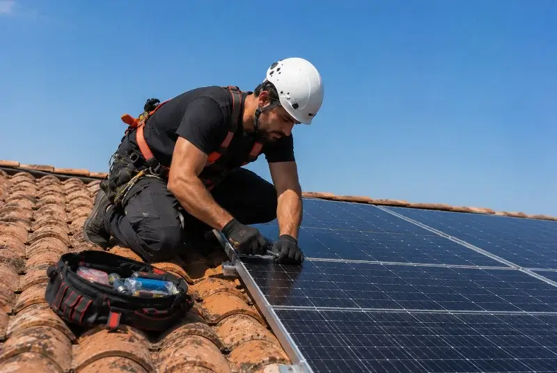 Maintenance et monitoring de panneaux solaires à Gallargues-le-Montueux