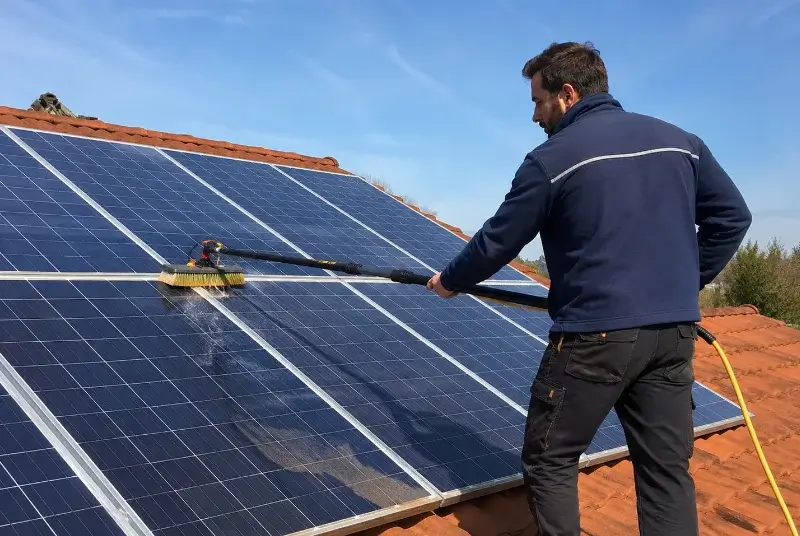Nettoyage et entretien de panneaux solaires à Gallargues-le-Montueux